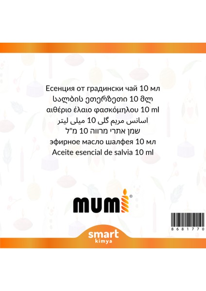 Adaçayı Mum Esansı 14983 10 ml fiyatları