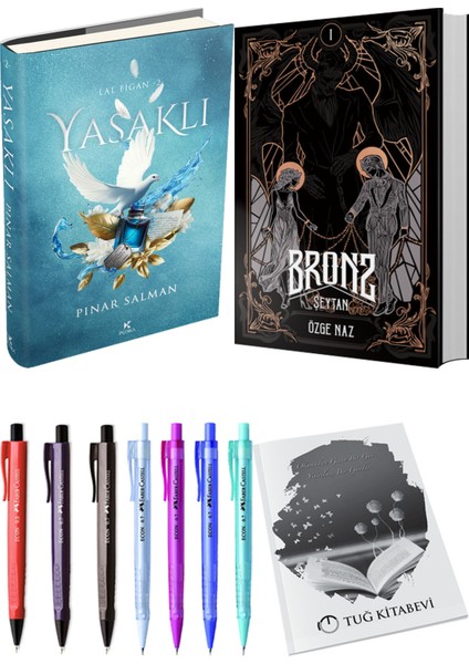 Bronz 1 Şeytan ve Yasaklı (Ciltli) 2'li Set - Kalem