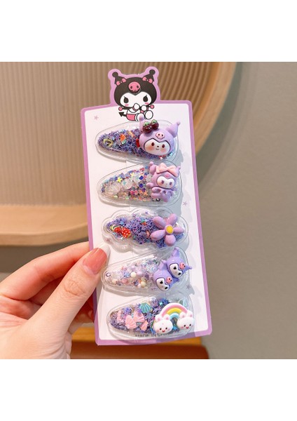 Kız Saç Klipleri Saç Dekorasyonu 5 Parça Toka (Yurt Dışından)