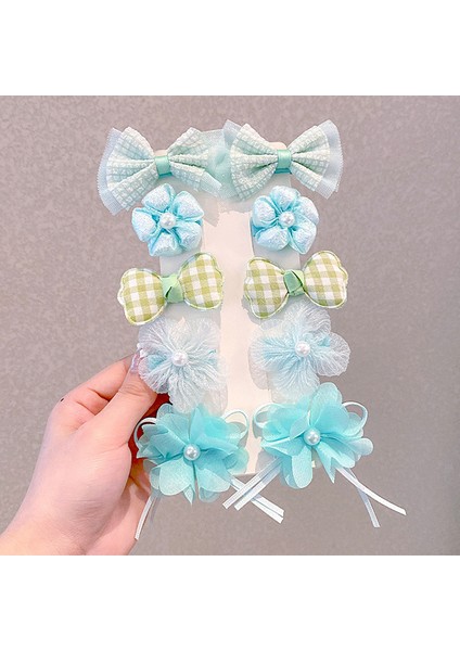 Kız Yay Saç Kumaş Çiçek Saç Toka (Yurt Dışından)