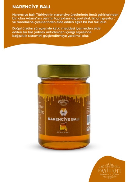 Narenciye Balı Adana Bölgesi Cam Kavanoz 460 gr