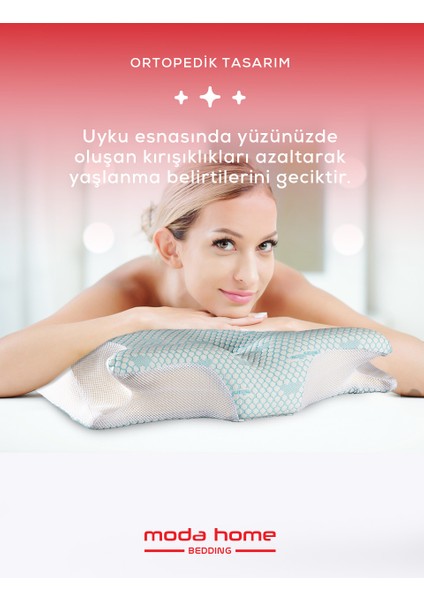 Güzellik Yastığı Kırışıklık önleyici Vısco ortopedik yastık