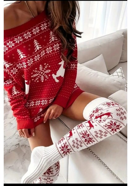 Desenli Yılbaşına Özel Dizüstü Corap fiyatları