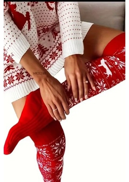 Desenli Yılbaşına Özel Dizüstü Corap fiyatları