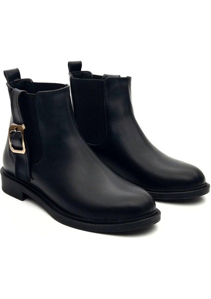 Potinonline K827 Kadın Tokalı Lastikli Chelsea Bot fiyatları