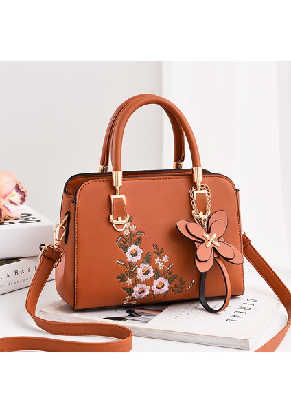 Yeni Moda Basit Baskılı Dekoratif Omuz Çantası Crossbody Taşınabilir Küçük Kare Çanta (Yurt Dışından)