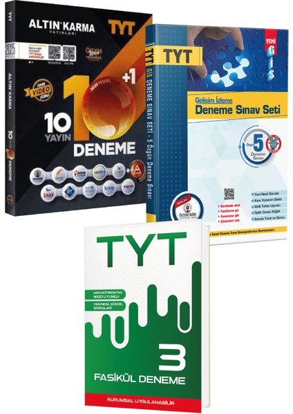 Altın Karma Yayınları Tyt Deneme Paketi (18 Fasikül Deneme)