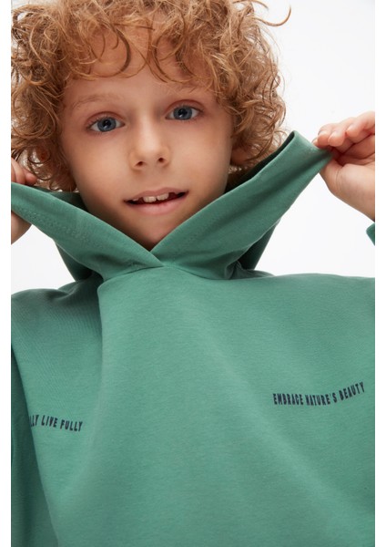 47501 Erkek Çocuk Yeşil Forest Sweat modelleri