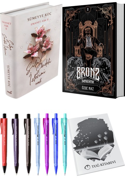 Bronz 2 İmparator ve Silme Sendeki İzlerimi (Ciltli) 2'li Set - Kalem