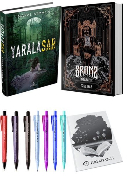 Bronz 2 İmparator ve Yaralasar 2 (Ciltli) 2'li Set - Kalem