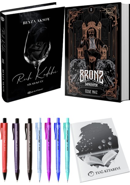 Bronz 2 İmparator ve Yayınevi Ruh Kadehi (Ciltli) 2'li Set - Kalem