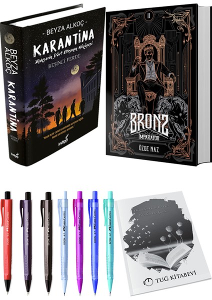 Bronz 2 İmparator ve Karantina 5 (Ciltli) 2'li Set - Kalem