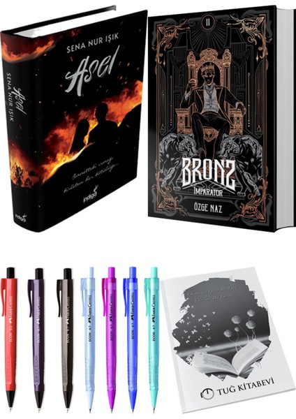 Bronz 2 İmparator ve Asel (Ciltli) 2'li Set - Kalem