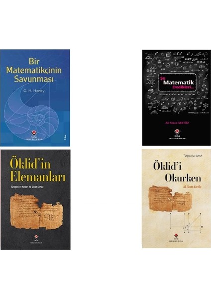Matematiğin Aydınlık Dünyası - Şu Matematik Dedikleri - Öklid'in Elemanları - Öklid'i Okurken / 4kitap Set