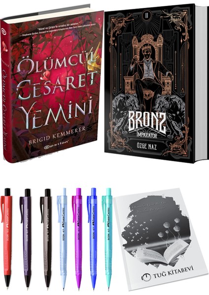 Bronz 2 İmparator ve Ölümcül Cesaret Yemini (Ciltli) 2'li Set - Kalem
