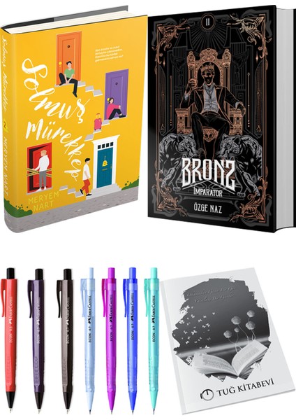 Bronz 2 İmparator ve Solmuş Mürekkep 2 (Ciltli) 2'li Set - Kalem