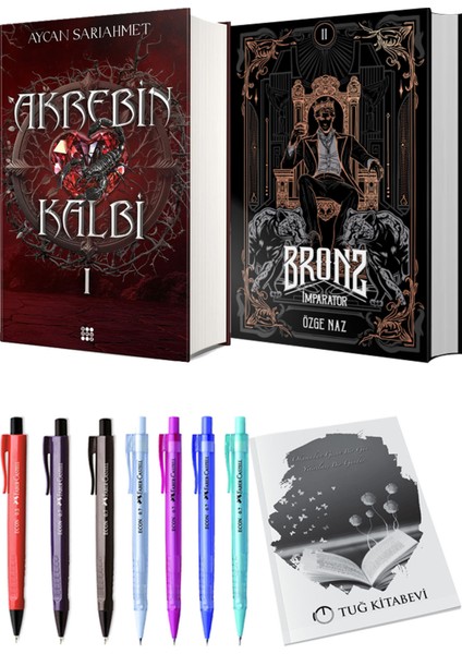 Bronz 2 İmparator ve Akrebin Kalbi 1 (Ciltli) 2'li Set - Kalem