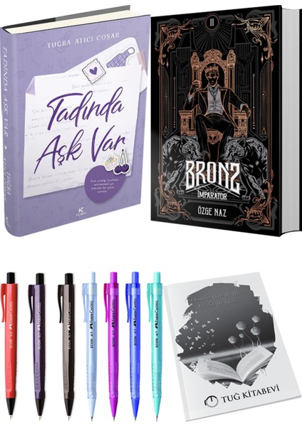 Bronz 2 İmparator ve Tadında Aşk Var (Ciltli) 2'li Set - Kalem