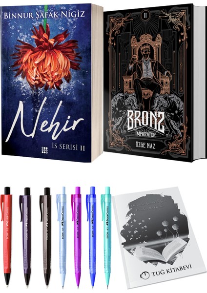 Bronz 2 İmparator ve İs Serisi 2 Nehir (Ciltli) 2'li Set - Kalem