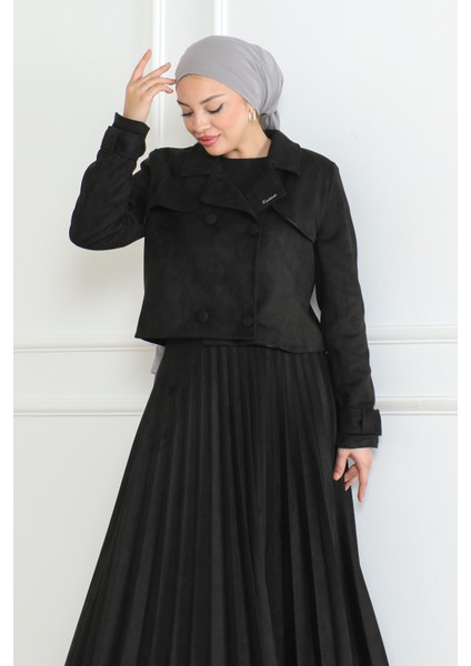 Ceketli Süet Takım & Siyah fiyatları