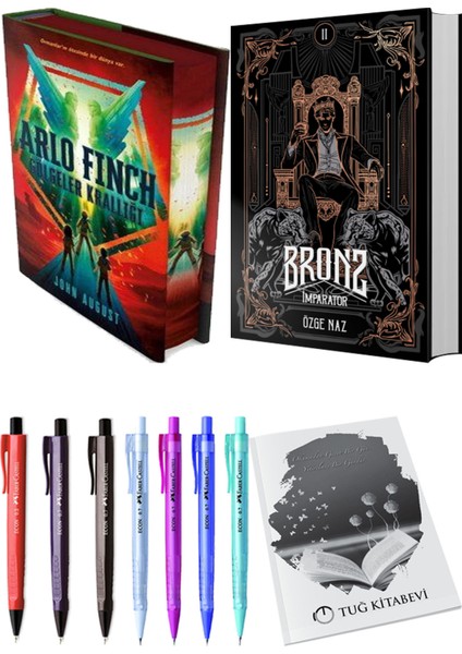 Bronz 2 İmparator ve Arlo Finch Gölgeler Krallığı (Ciltli) 2'li Set - Kalem