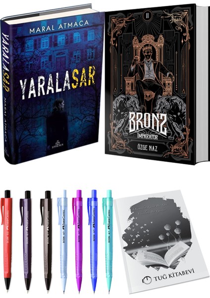 Bronz 2 İmparator ve Yaralasar 1 (Ciltli) 2'li Set - Kalem
