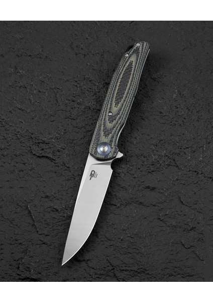 Ascot BG19B Karbon Fiber ve G10 Saplı Ara Katman 3,82'' D2 Çakı