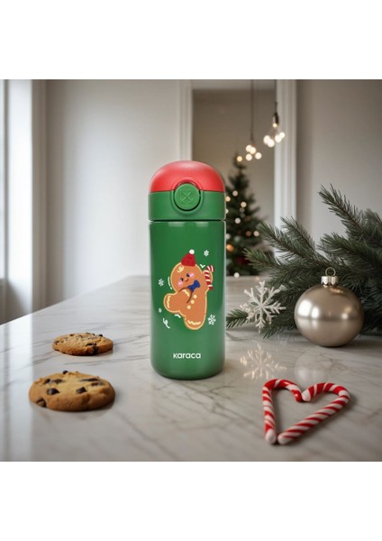 Biscuit Çelik Sızdırmaz Termos 420 ml