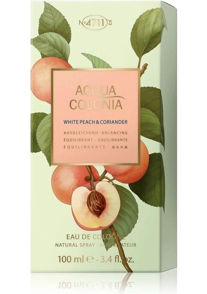 Acqua Colonia Balancing White Peach & Coriander Edc 100 ml Unisex Parfüm