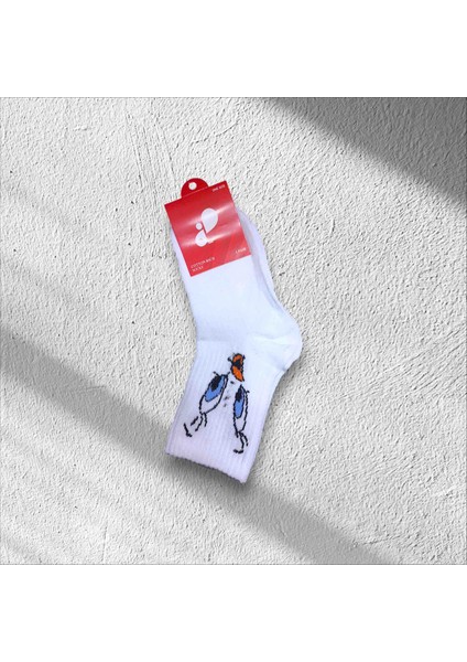 Nike Uzun Karikatürlü Çorap Modeli