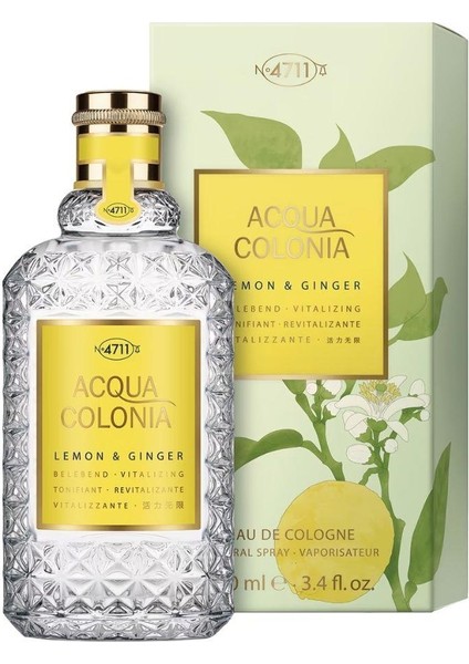 Acqua Colonia Vitalizing Lemon & Ginger Edc 100 ml Unisex Parfüm