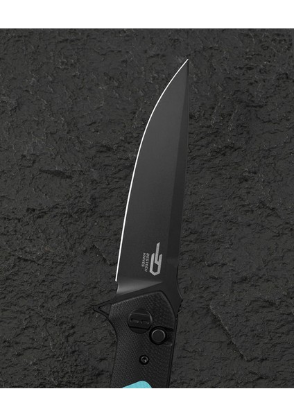 Swordfısh BG62E Siyah ve Tiffany Mavi G10 Sap 3,94'' 14C28N Çakı