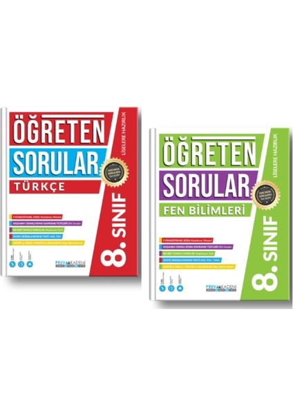 8.Sınıf Öğreten Sorular Türkçe / Fen Bilimleri