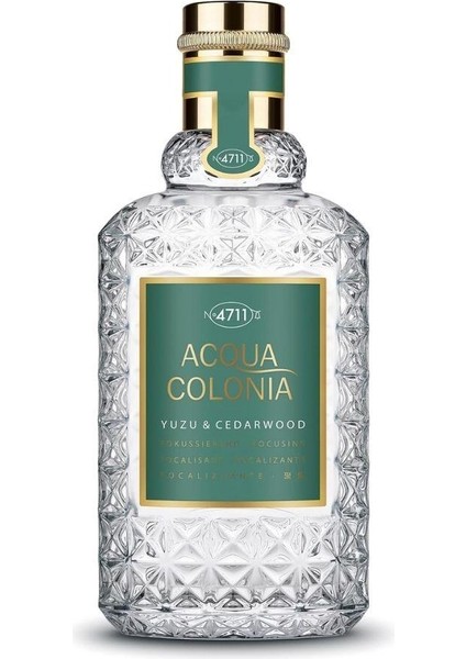 Acqua Colonia Yuzu & Cedarwood Edc 100 ml Unisex Parfüm