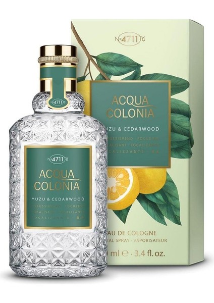 Acqua Colonia Yuzu & Cedarwood Edc 100 ml Unisex Parfüm