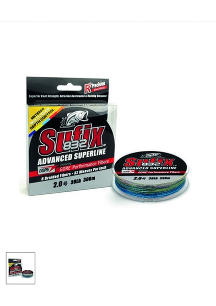832 Advanced Ip Misina 0,20MM 1.5 Pe 30 Lb. 250MT. Multi Color
