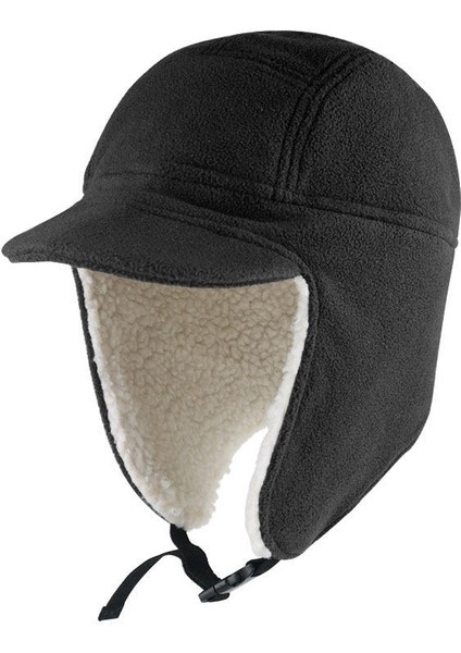 Kulak Korumalı Kalın Yumuşak Saçaklı Şapka (Yurt Dışından)