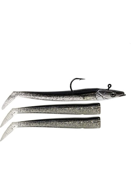 Sandeel Soft Lure 10 cm 14 Gr. Color : Silver