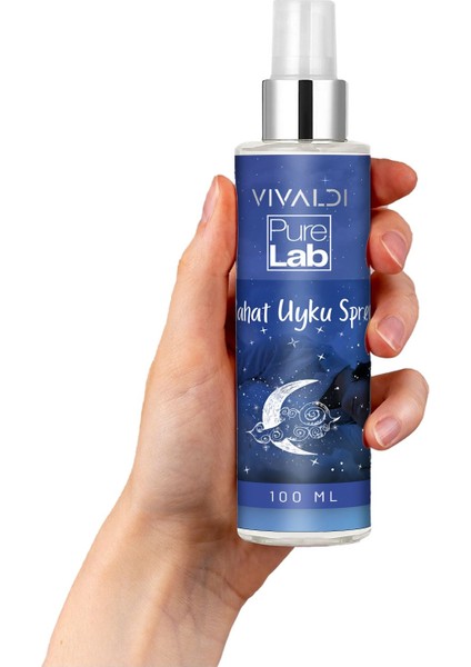 Vivaldi Platinium Purelab Derin Uyku ve Rahatlatıcı Yastık Spreyi %100 Naturel 100ML
