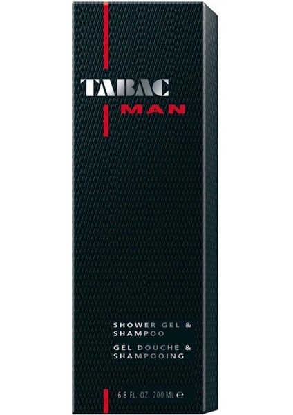 Man Shower Gel & Shampoo 200 ml Erkek Duş Jeli ve Şampuanı