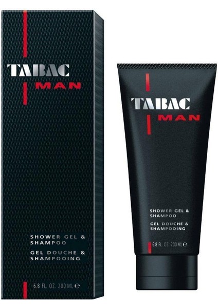 Man Shower Gel & Shampoo 200 ml Erkek Duş Jeli ve Şampuanı