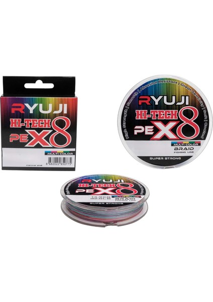 Hı-Tech X8 300 Mt. 0,23 Mm. Ip Misina Multi Color