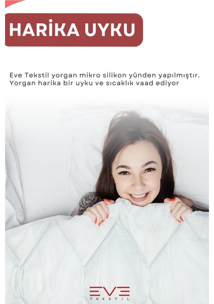 Kapitone Yüksek Kaliteli 4 Mevsim Kullanılabilir Microfiber Soft Tek Kişilik Antialerjik Yorgan