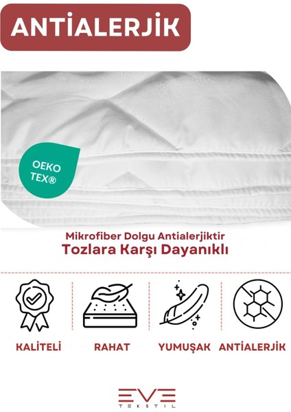 Kapitone Yüksek Kaliteli 4 Mevsim Kullanılabilir Microfiber Soft Tek Kişilik Antialerjik Yorgan