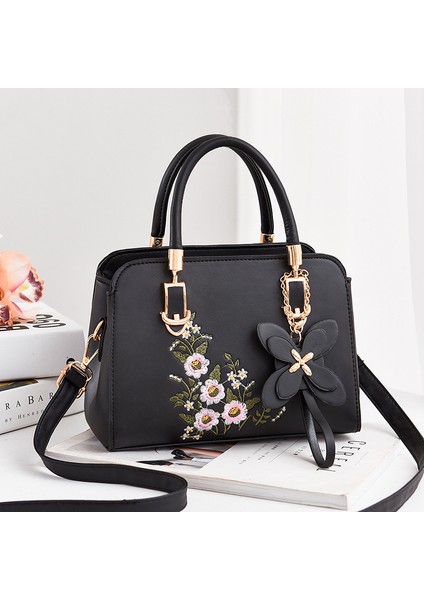 Yeni Moda Basit Baskılı Dekoratif Omuz Çantası Crossbody Taşınabilir Küçük Kare Çanta (Yurt Dışından)