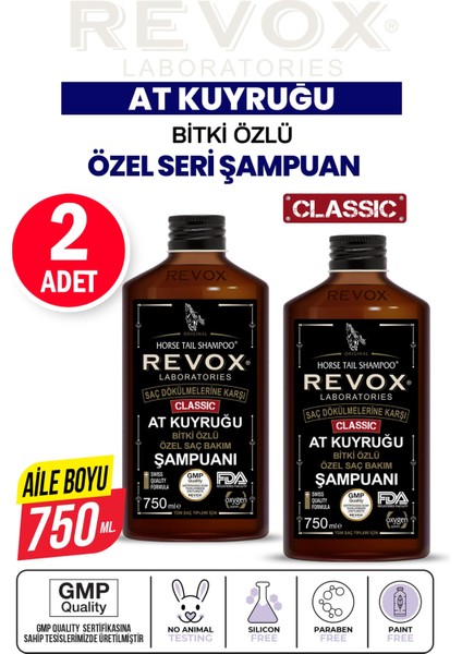 At Kuyruğu Şampuanı 750 ml x 2 Adet