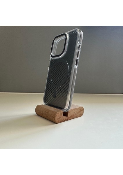 Apple iPhone 15 Pro Premium Karbon Yüzey Magsafe Wireless Şarj Özellikli Kılıf fiyatları
