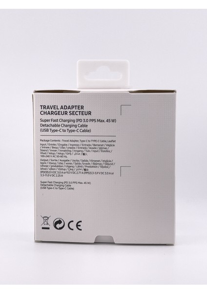 Samsung Galaxy Z Fold6 Uyumlu 45 Watt Hızlı Şarj Aleti - Usb-C Adaptör ve Kablo - Siyah indirimleri