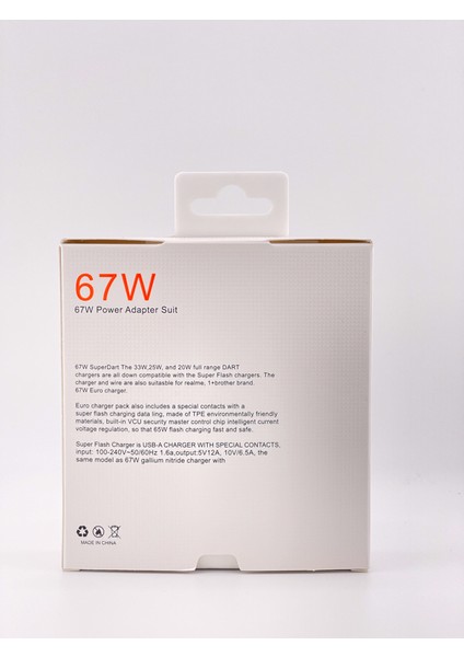 Redmi Note 11 Pro /12 Pro Uyumlu 67 Watt Hızlı Turbo Şarj Aleti Adaptörü + Kablo Seti - Beyaz