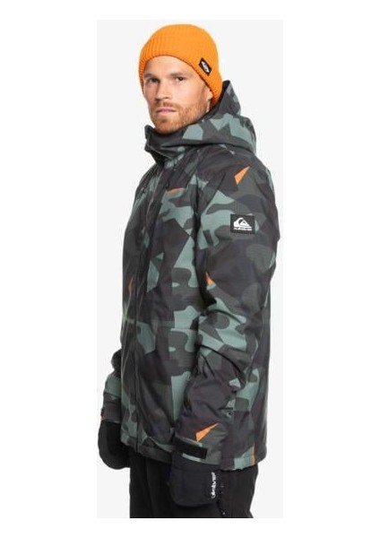 Mission Printed Jk Snowboard Ceketi EQYTJ03479-GLW8 Puzzle Camo Sea Spray modelleri
